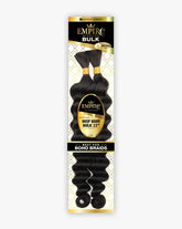 SENSATIONNEL 100% HUMAN HAIR BRAIDS EMPIRE DEEP BODY BULK 22"